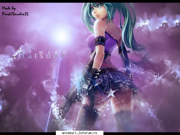 poze alte animeuri - Hatsune Miku by me!! Eu sunt PinkClaudia35 si va - alte animeuri